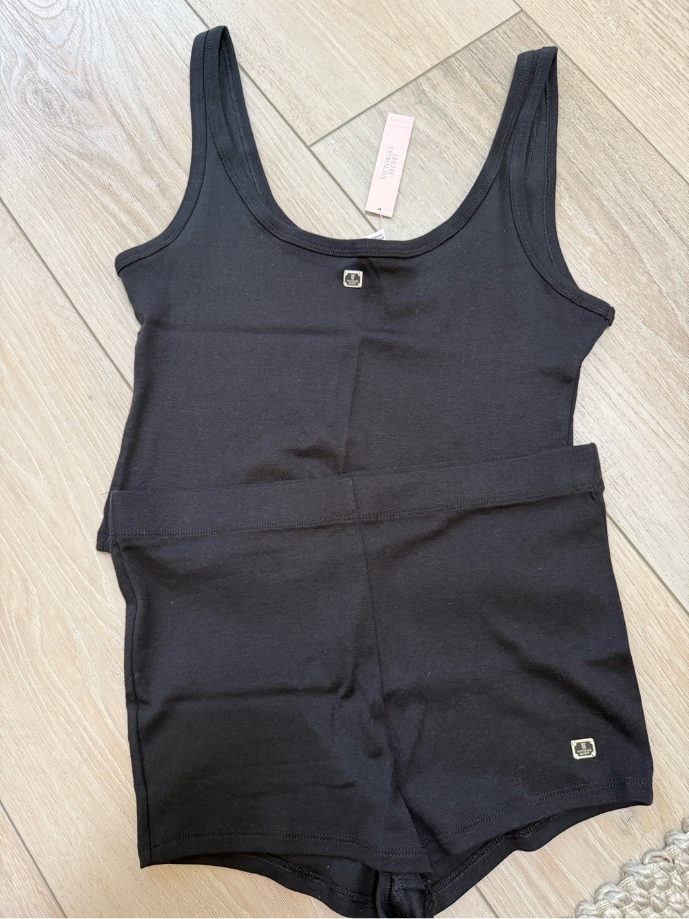 NWT Victorias Secret 100% Cotton Tank Short Pajama Set